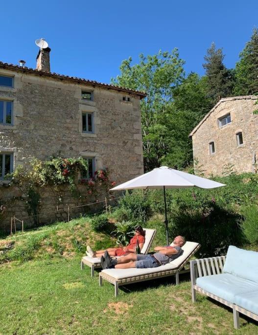 Villa Maison En Ardeche Avec Bain Suedois Et Sauna à Saint-Symphorien-de-Mahun Extérieur photo