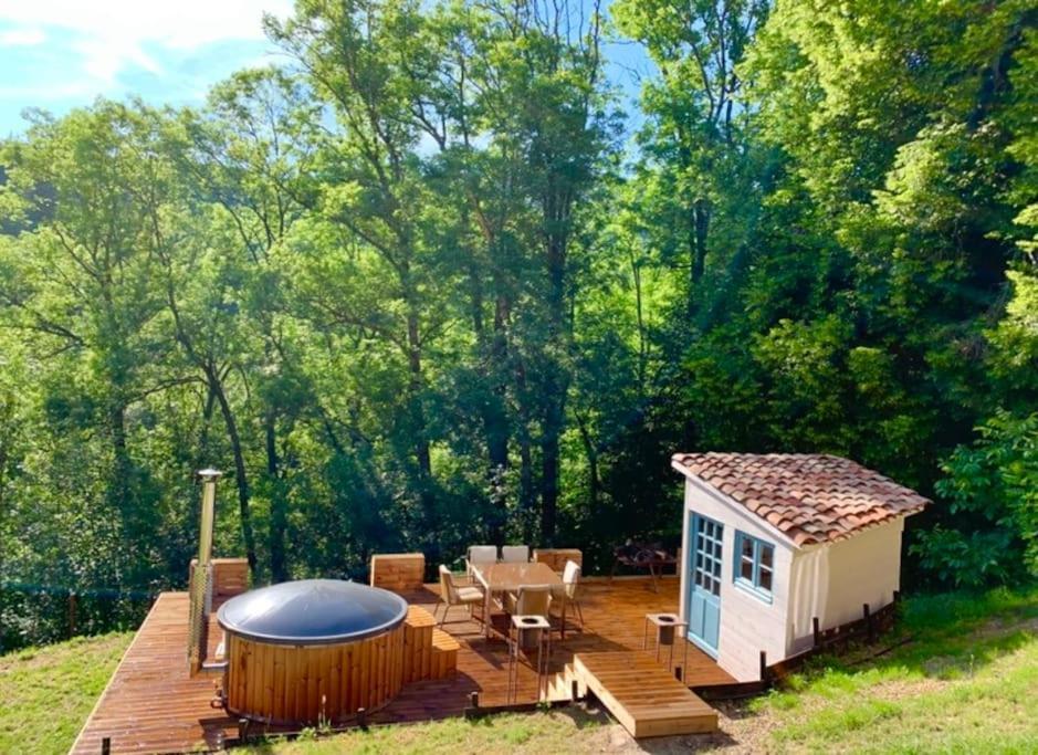 Villa Maison En Ardeche Avec Bain Suedois Et Sauna à Saint-Symphorien-de-Mahun Extérieur photo